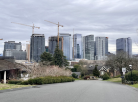 Bellevue City Skyline from Vuecrest